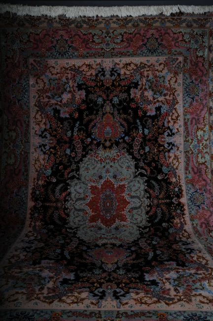 Royal carpet, Tabriz silk on cork wool, 380 x 240 cm Y-128