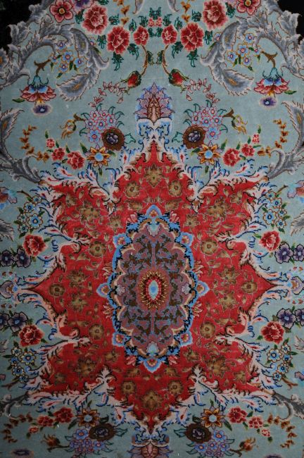 Royal carpet, Tabriz silk on cork wool, 380 x 240 cm Y-128